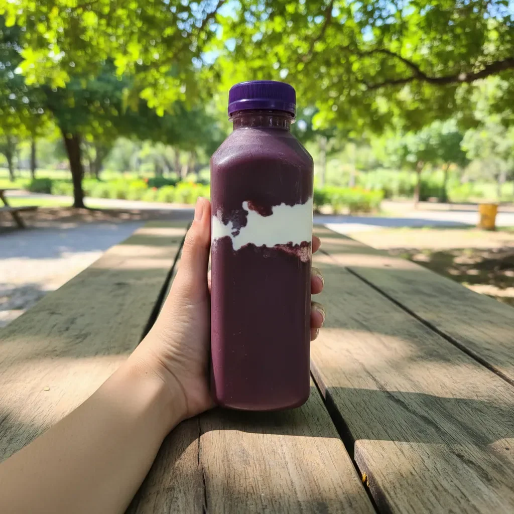 Açaí na garrafa, fotografia ilustrativa enviada para o guia